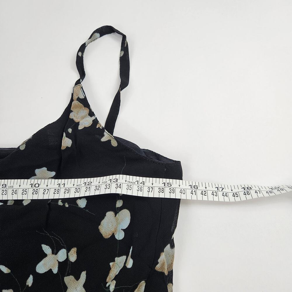 Y2k Euro Midi Dress Whimygoth Floral Cottagecore Vintage - Small - Picture 3 of 4